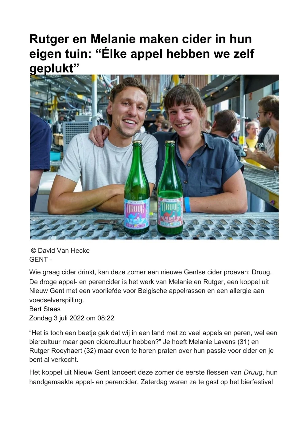 artikel het nieuwsblad zelf geplukte appels en peren gered van voedselverspilling