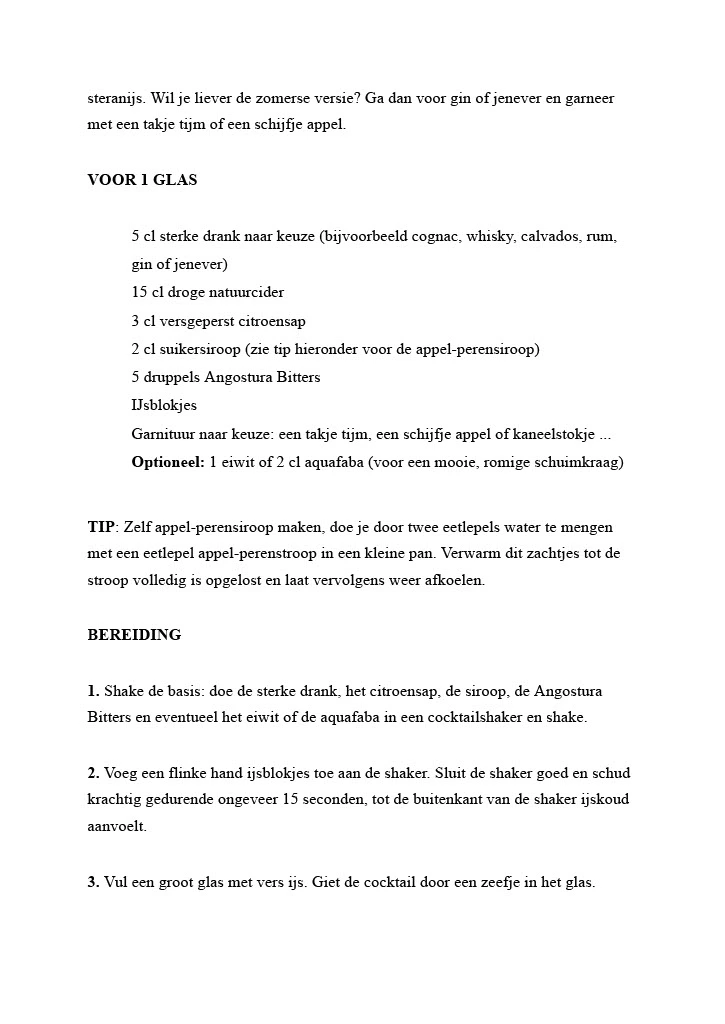 lekker origineel recept cocktail met druug cider cider sour zuur